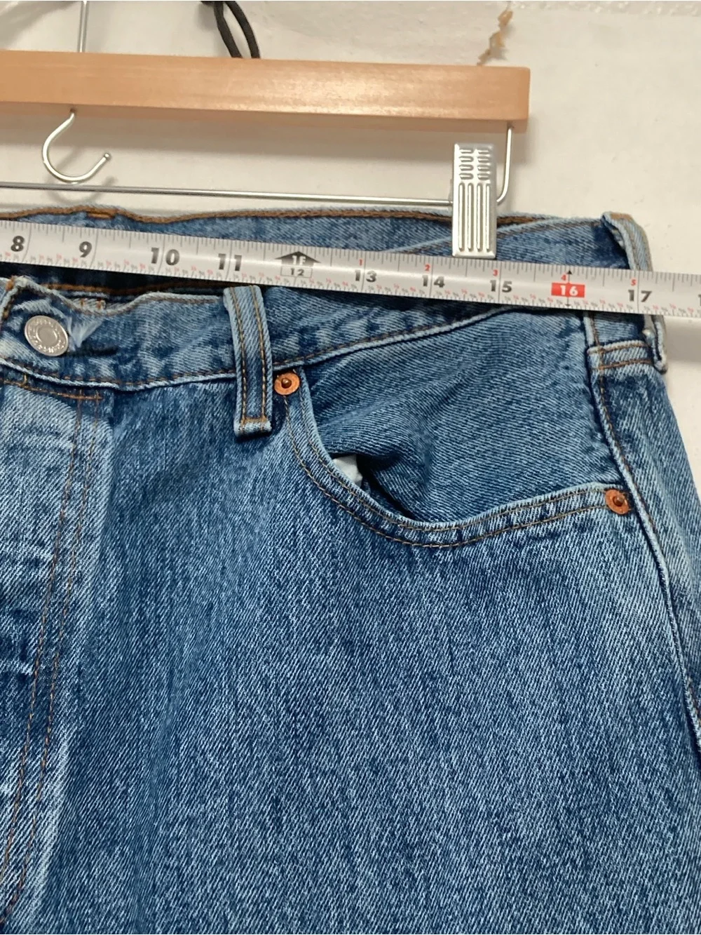 Levi's 501 XX Straight Fit Men's Jeans W35 L32 Blue Button Fly